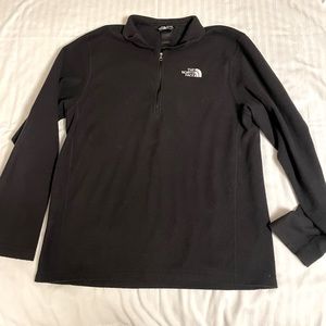 The North Face 1/4 zip Black Medium